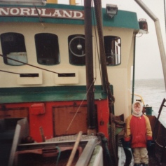 Ich an Bord der Nordland an Ostern
