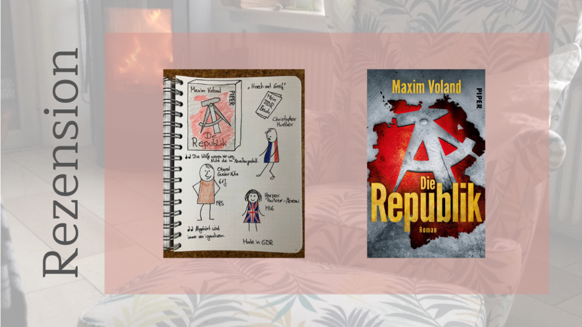 Die Republik von Maxim Voland Rezension und Sketchnote zum Buch von Kerstin Cornils
