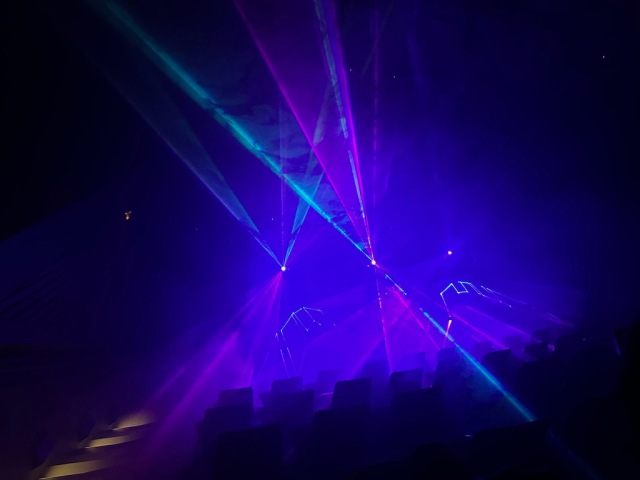 Lasershow in der phaeno Wolfsburg